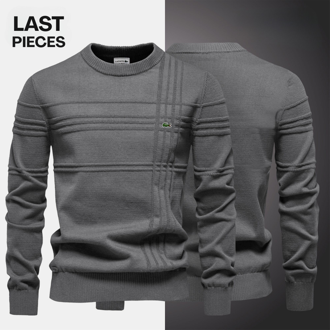 LC Textured Crew Neck Sweater + FREE GIFT